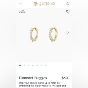 Fine diamond Huggie earrings .27 karat. 14k gold. As classy as it gets!